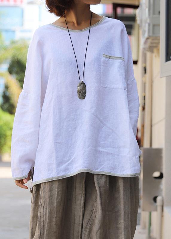 Italian Side Open Linen Blouse Work Outfits Khaki Shirts V Neck