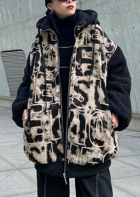Jacket Short Heavy Winter Splicing Letter Tie Dye Baseball Jacket