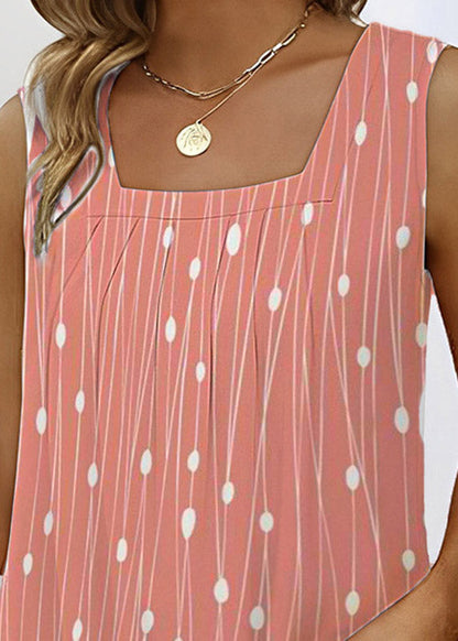 Large Size Summer Polka Dot Vest for