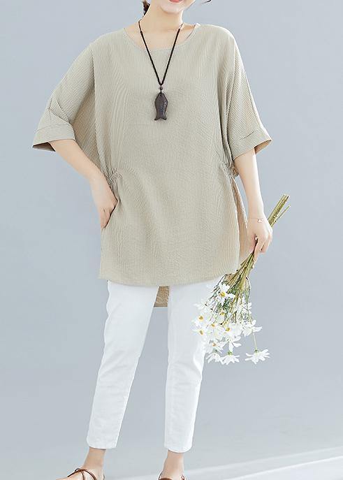Loose Batwing Sleeve Cotton Blouse Inspiration Nude Shirts Summer