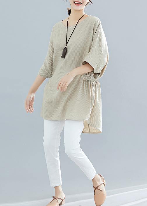 Loose Batwing Sleeve Cotton Blouse Inspiration Nude Shirts Summer