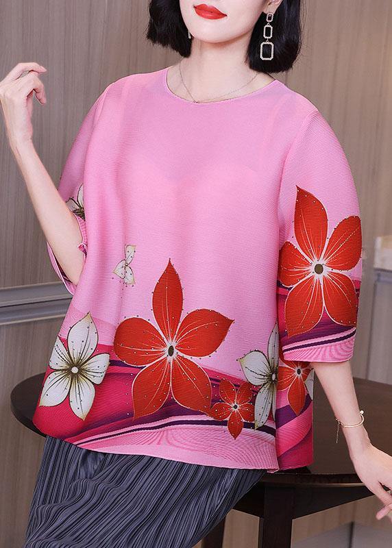 New Orange Half Sleeve Blouse
