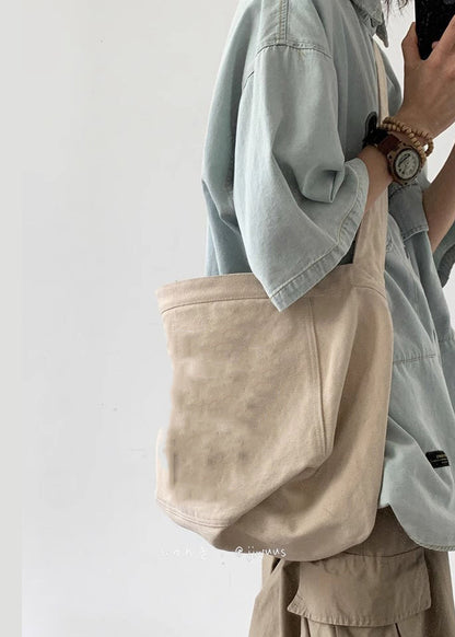 Loose Light Blue Button Pockets Denim Shirts Summer
