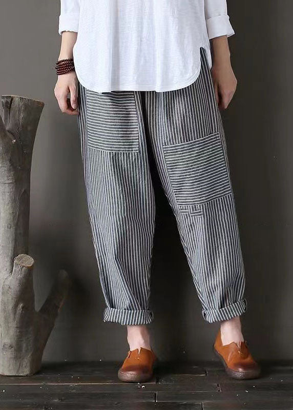 Loose Harem Linen Trousers Pants
