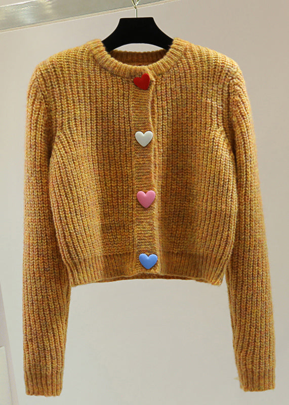 Loose O-neck Cotton Knit Knitted Sweater Winter