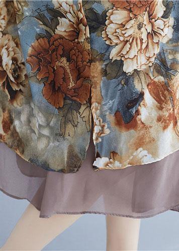 Loose Clothes O Neck Short Sleeve Loose Dress