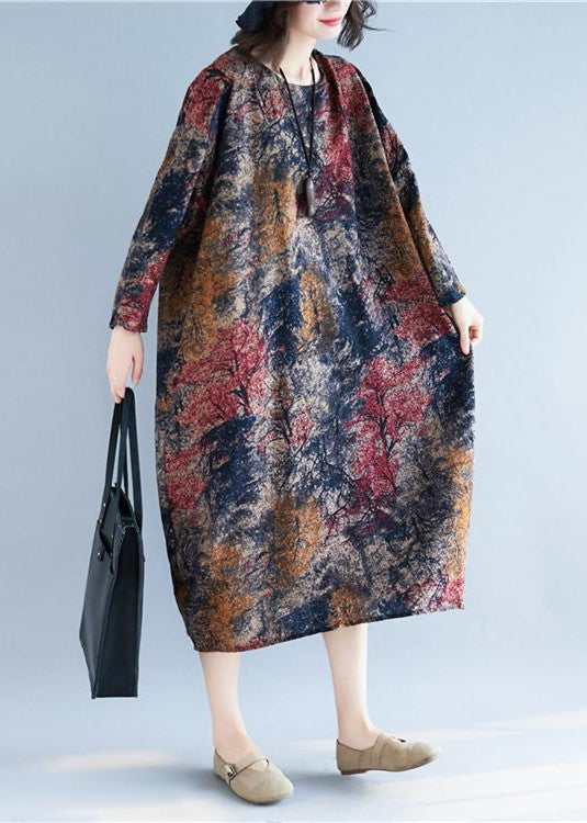 Loose Cotton Linen Long Dress Design Pockets Long Dresses
