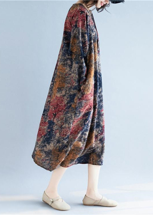 Loose Cotton Linen Long Dress Design Pockets Long Dresses