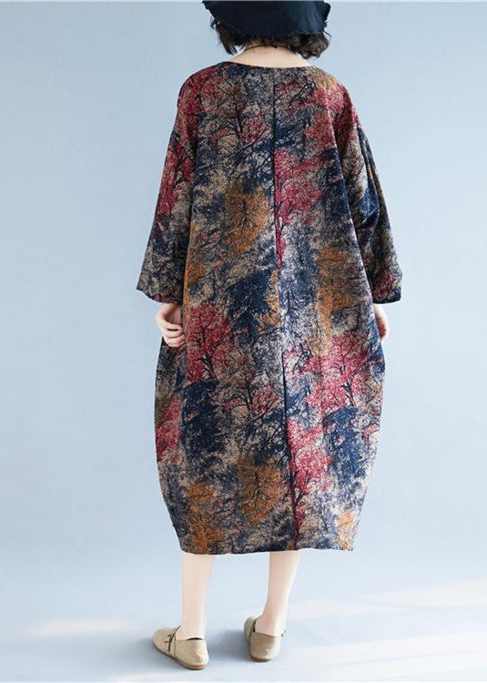 Loose Cotton Linen Long Dress Design Pockets Long Dresses