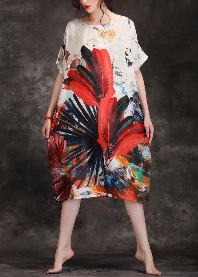 Loose O Neck Linen Dresses Inspiration Dress Summer