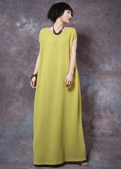 Loose White Cotton Tunics Sleeveless Maxi Summer Dress