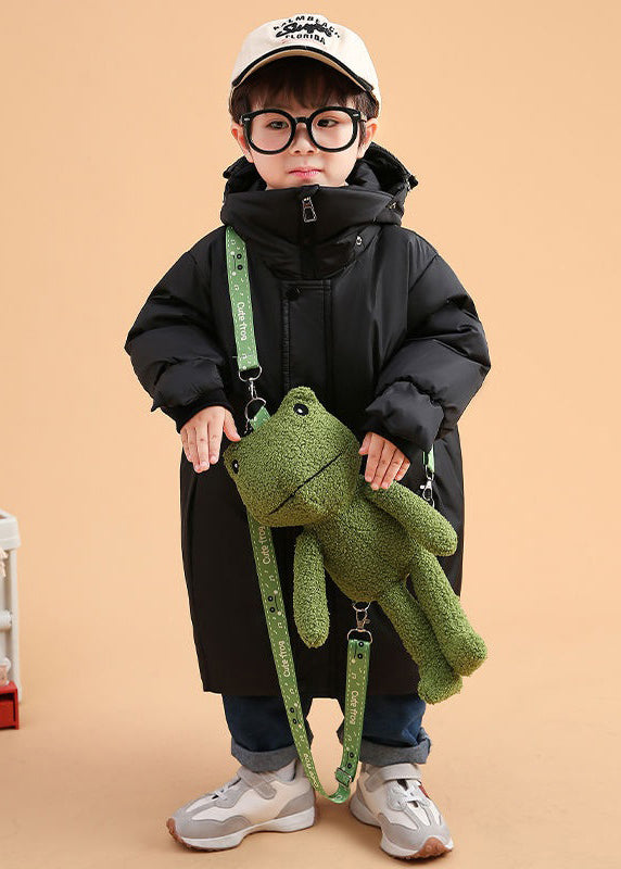 Green Hooded Zippered Duck Down Winter Coats Winter