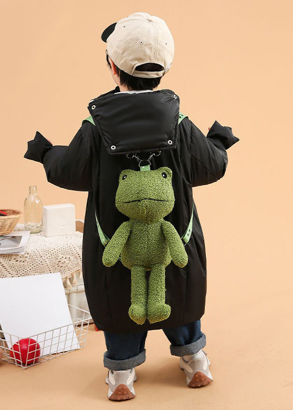 Green Hooded Zippered Duck Down Winter Coats Winter