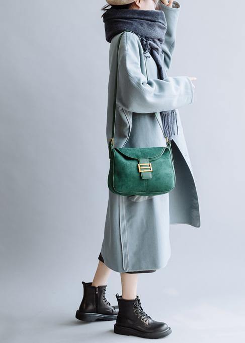 Oversize Coats Winter Coats Blue V Neck Button Down Woolen Coat