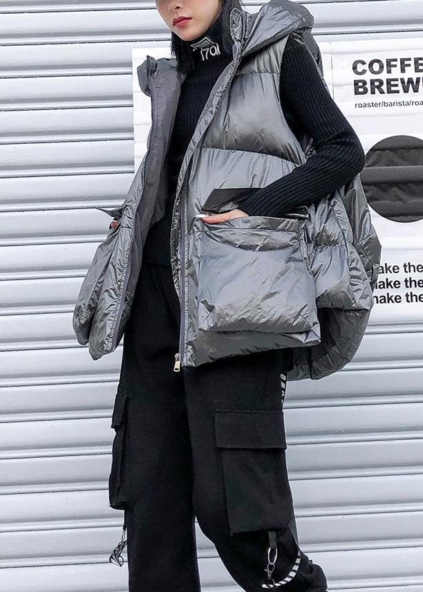 Jackets & Coats Sleeveless Winter Coats Silver Thick Winter Parka