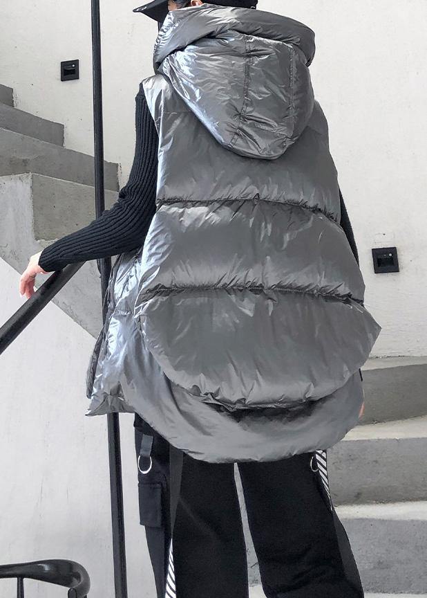 Jackets & Coats Sleeveless Winter Coats Silver Thick Winter Parka
