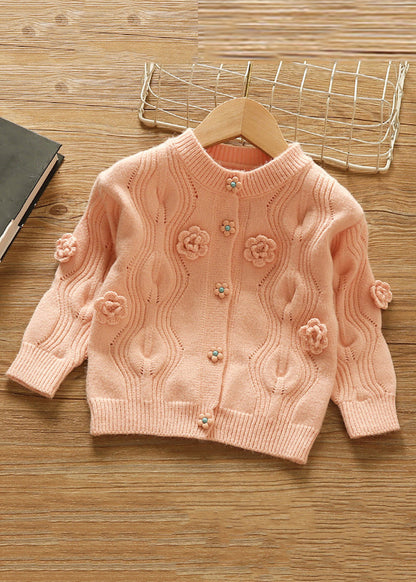 Modern Blue O-neck Button Patchwork Knit Cardigan Fall