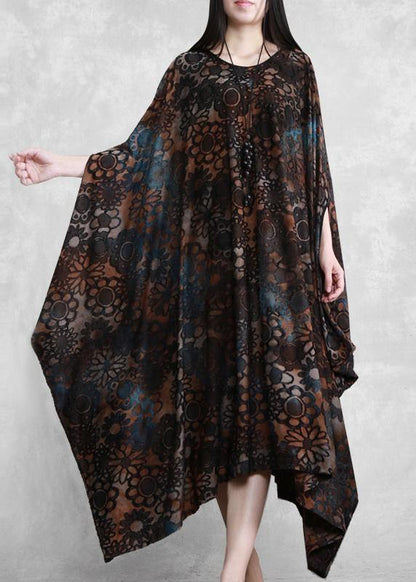 Modern Chocolate Long Summer Dress