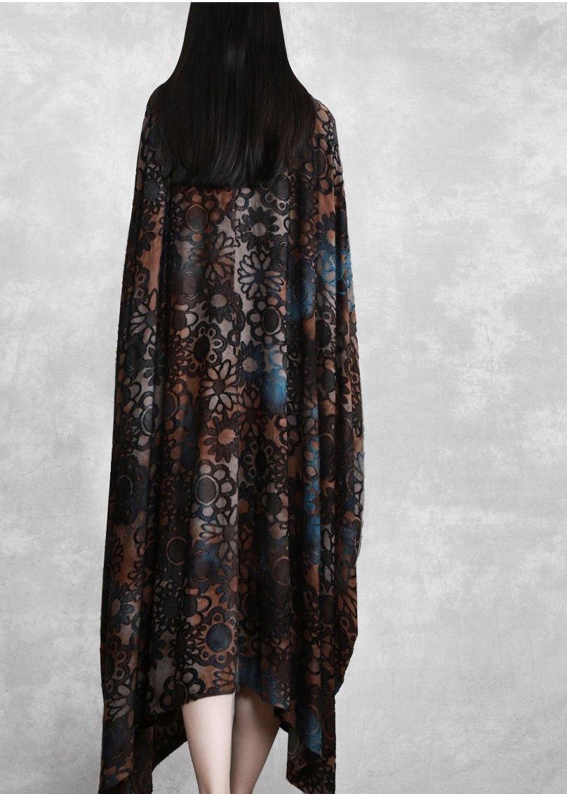Modern Chocolate Long Summer Dress