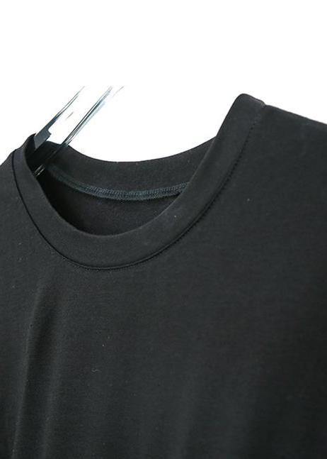 Modern Cotton Dresses Fun Summer Patchwork Pleated Loose Dress