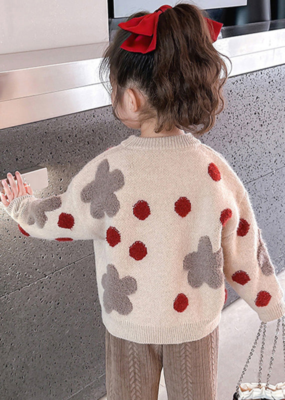 Modern Photo Color O-neck Cozy Cotton Knit Sweater Spring