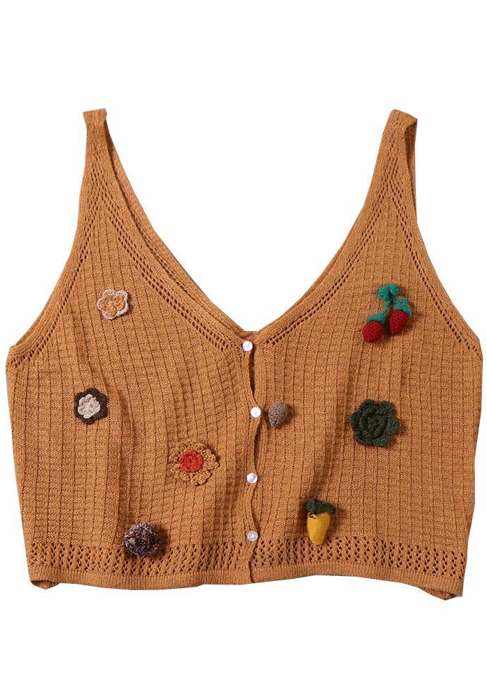 Modern Purple Button Fall Knit Vest