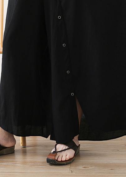 Modern Black Loose Photography Jumpsuit Pants Summer