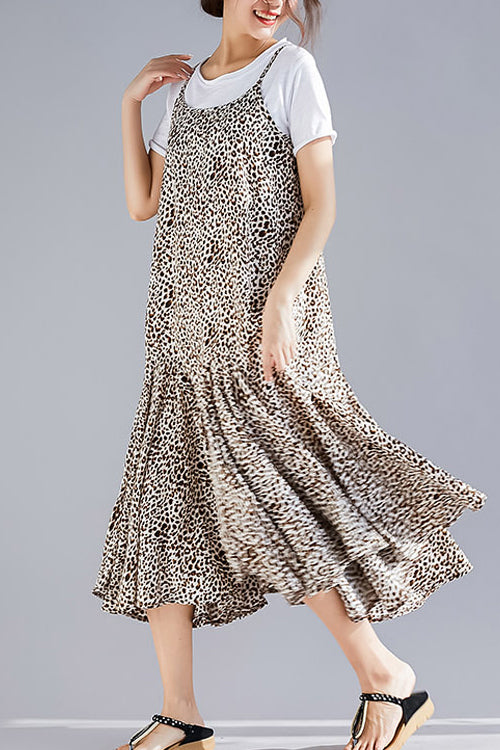 Mu Spaghetti Strap Dresses Online Shopping Brown Dresses Summer