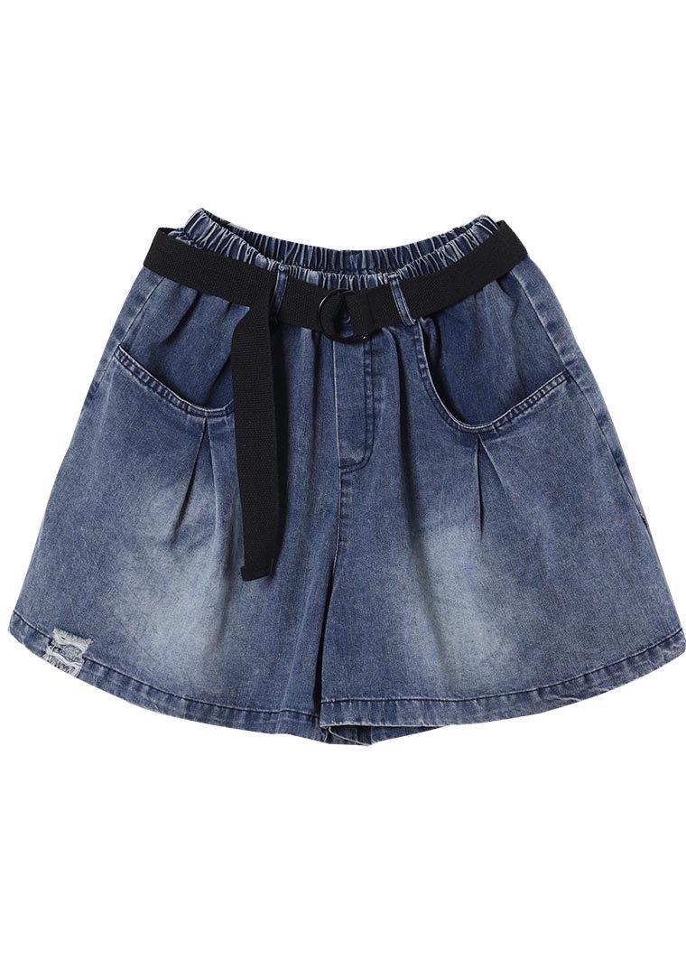Natural Black,pockets Denim Hot Summer Pants