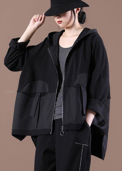 Natural Patchwork Spring Clothes for Black Outwear