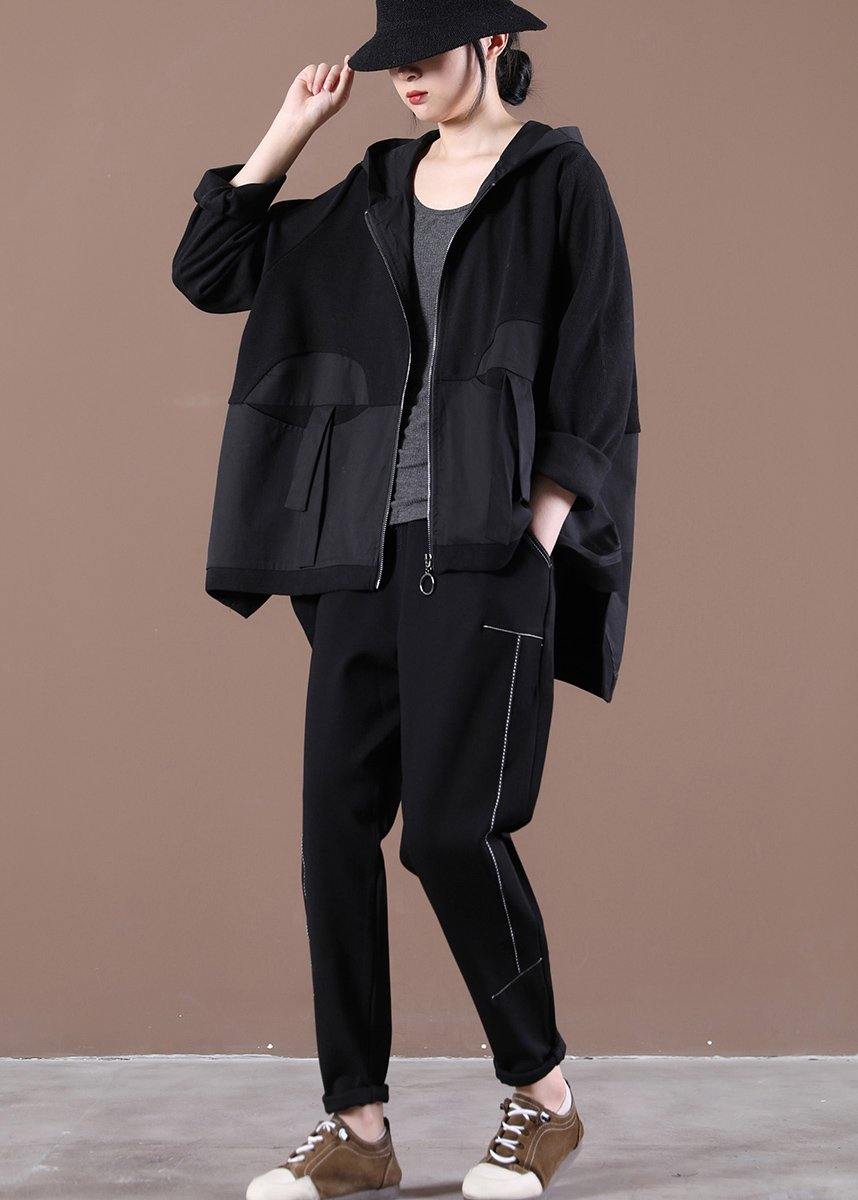 Natural Patchwork Spring Clothes for Black Outwear