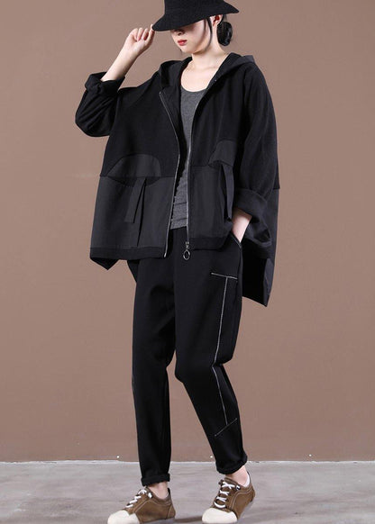 Natural Patchwork Spring Clothes for Black Outwear