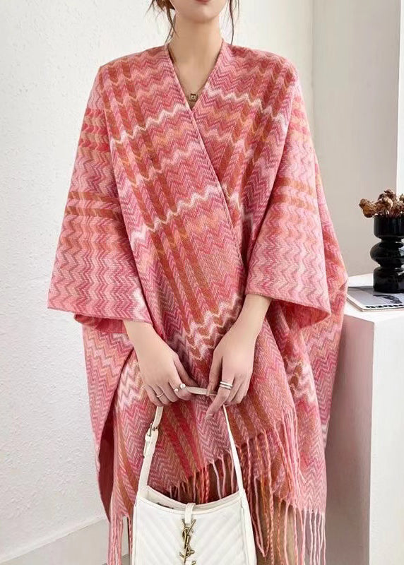 New Autumn and Spring Style Black Coffee Tassel Shawl