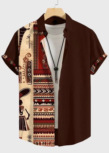New Black Asymmetrical Print Cotton T Shirts Summer