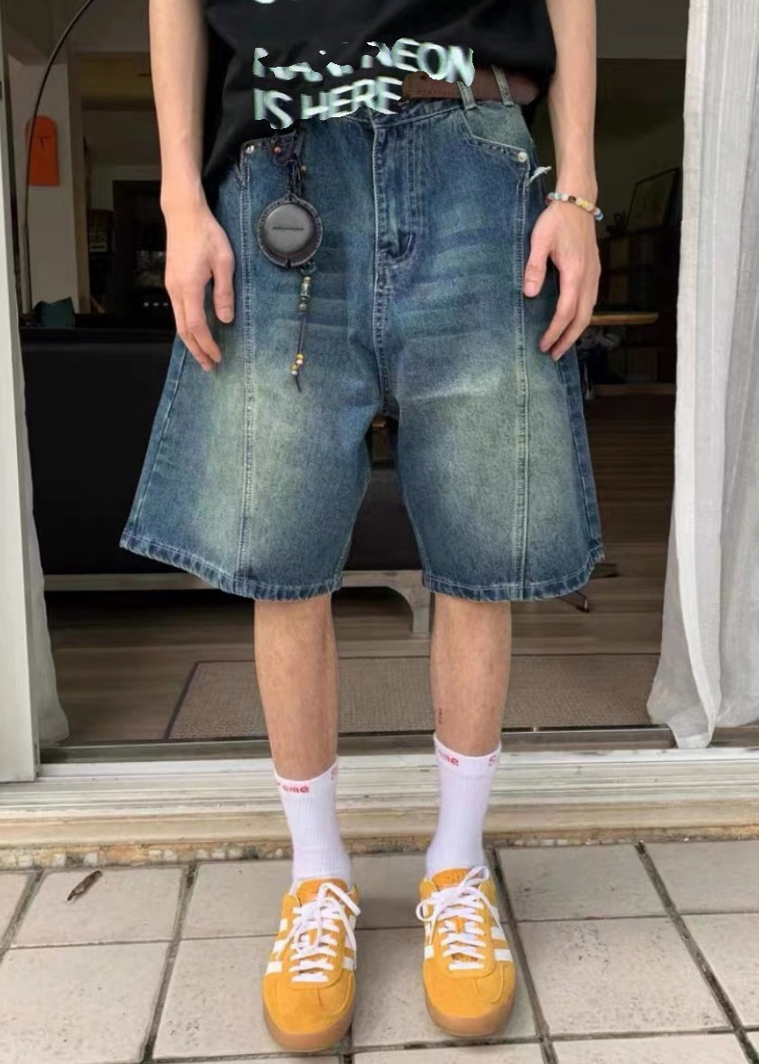 New Blue Original Design High Waist Denim Shorts Summer