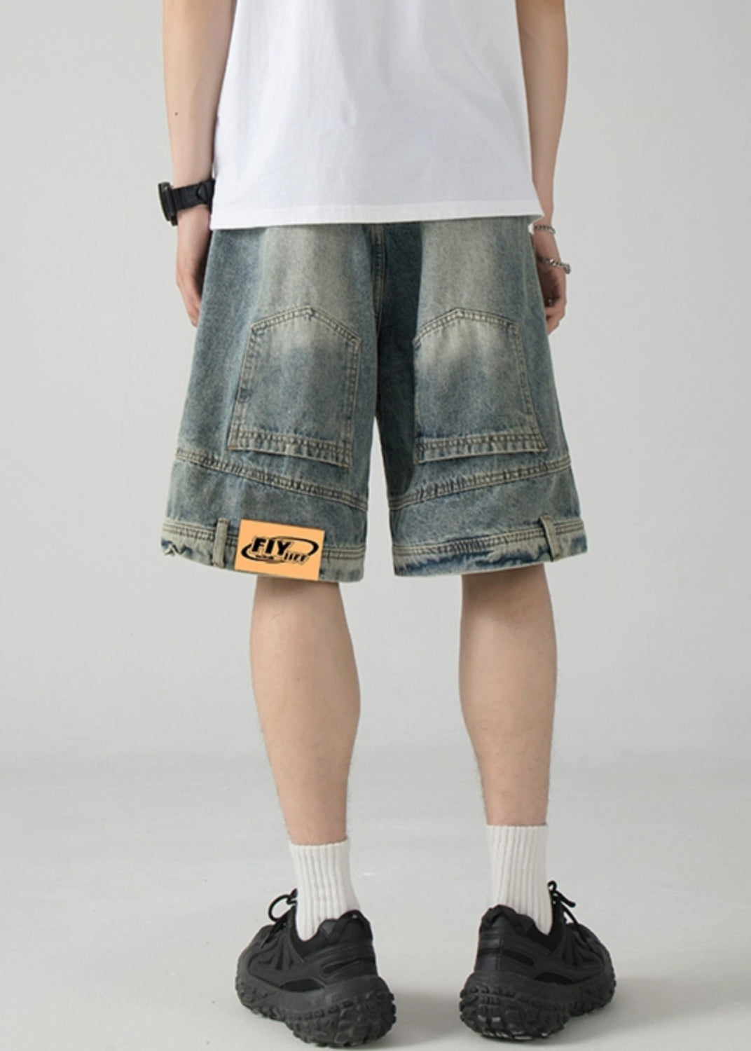 New Blue Pockets Original Design Denim Shorts Summer