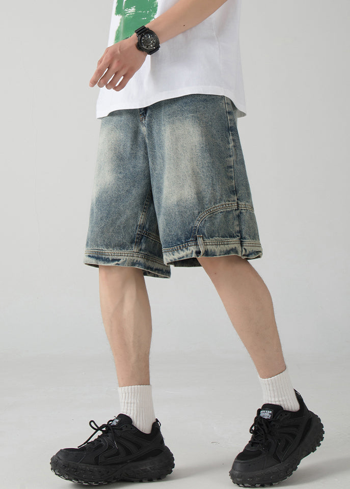 New Blue Pockets Original Design Denim Shorts Summer