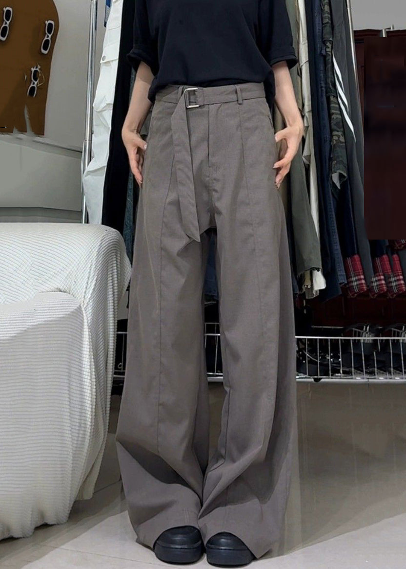 New Coffee Original Design Pockets Spandex Pants Summer