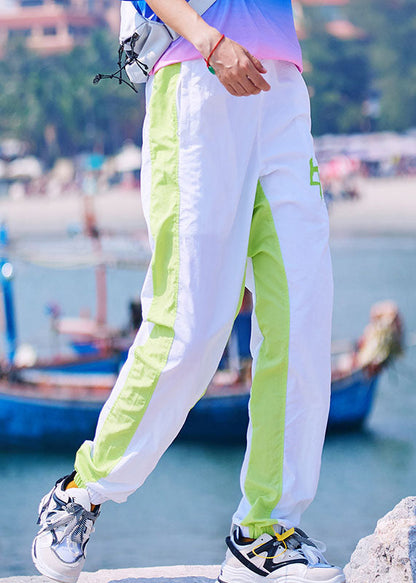 New Green Loose Outdoor Sports Beam Pants Spring