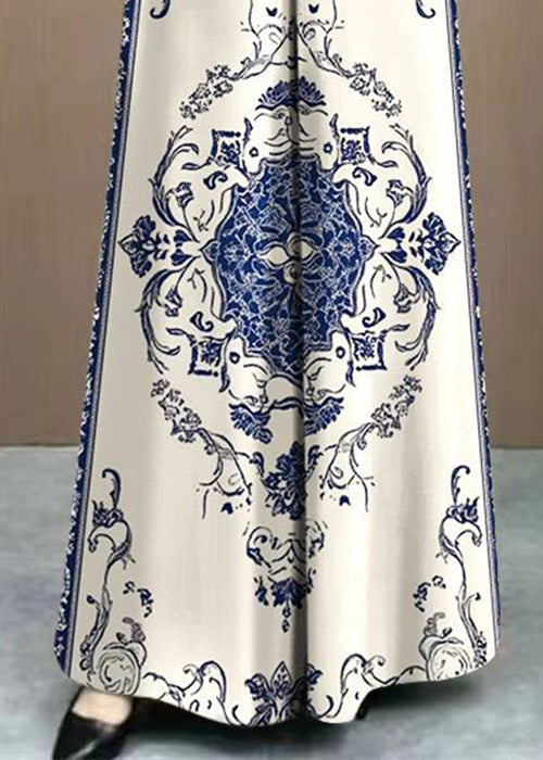New Navy Original Design Print Elastic Waist Cotton Pants Summer