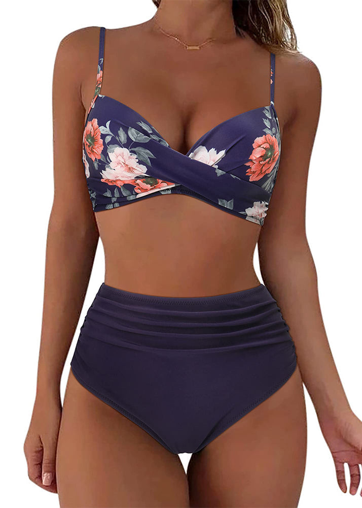 New Pink Body High Waisted Bikini Swimwear Set