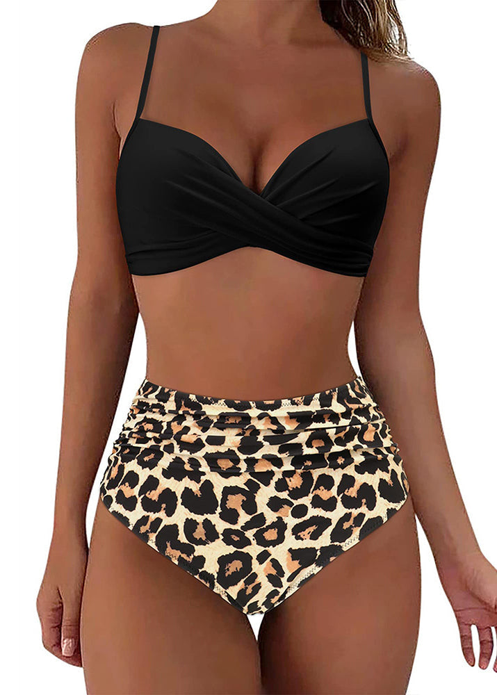New Pink Body High Waisted Bikini Swimwear Set