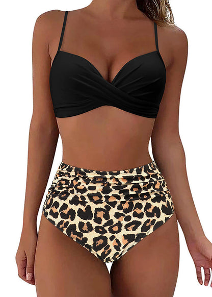New Pink Body High Waisted Bikini Swimwear Set