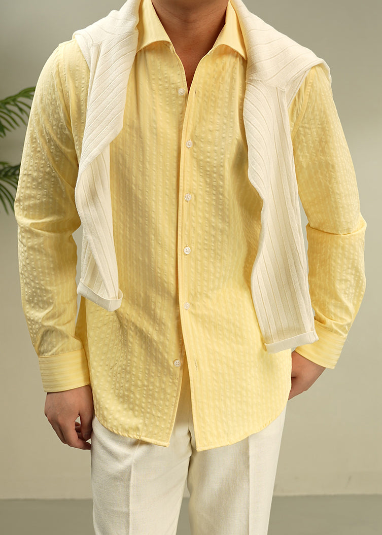New Yellow Peter Pan Collar Button Cotton Shirts Fall