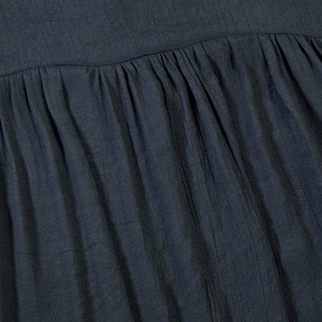 New Blue Chiffon Dresses Clothing Linen Maxi Dress Fine High Waist Batwing Sleeve Clothing