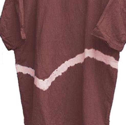 New Cotton Linen Tops Clothing Cotton Linen Loose Summer Tie-dye Blouse