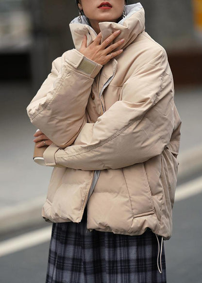 New Clothing Jackets Nude Stand Collar Patchwork Outwear