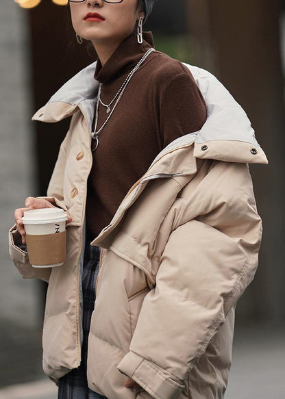 New Clothing Jackets Nude Stand Collar Patchwork Outwear