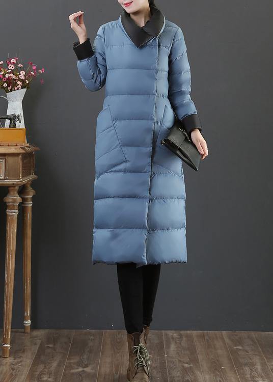 New Clothing Snow Jackets Jackets Black Stand Collar Pockets Down Coat Winter