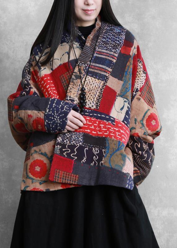 New Warm Winter Coat V Neck Pockets Parkas for